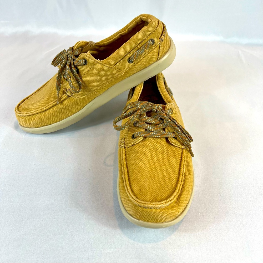 Sanuk Men’s Dinghy Lite SL Washed Tan Boat Shoe